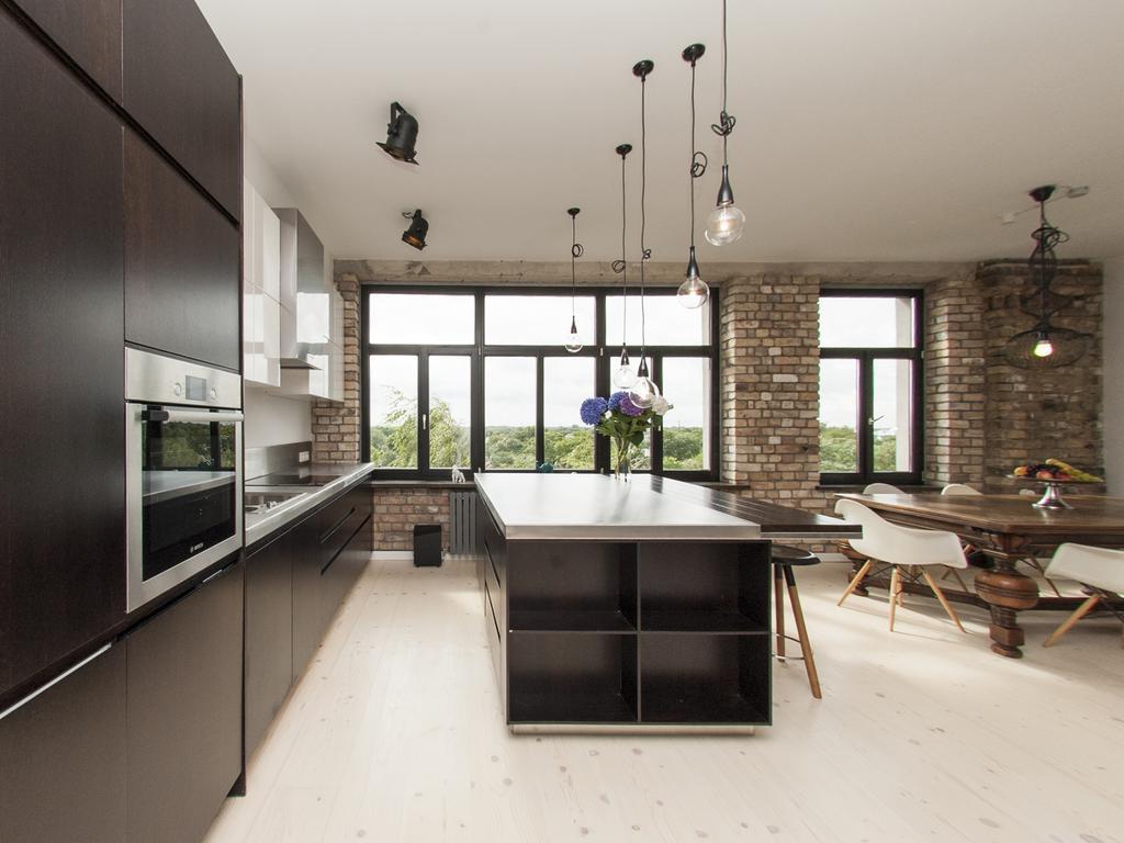 Riga Luxury Loft With Terrace Apartment Стая снимка